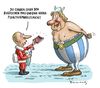 Cartoon: Gerald Departrieu (small) by marian kamensky tagged gerald,departieu,russischer,pass,putin,weihnachtsmann