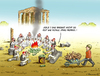Cartoon: HOLZ FÜR GRIECHENLAND (small) by marian kamensky tagged alexis,tsipras,griechenland,rettungsschirm,eu,griechowestern