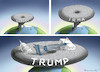 Cartoon: HURRIKAN TRUMP (small) by marian kamensky tagged obama,trump,präsidentenwahlen,usa,baba,vanga,republikaner,inauguration,demokraten,hurrikan,irma,wikileaks,faschismus