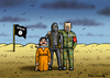 Cartoon: IS Kalif Erdo Gun (small) by marian kamensky tagged erdogan,is,kurden,syrien,terror,irak