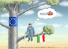 Cartoon: ITALIEN BRAUCHT NEUE KREDITE (small) by marian kamensky tagged merkel,seehofer,unionskrise,csu,cdu,flüchtlinge,kontrollzentren,für,salvini,rücktritt