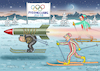 Cartoon: KIM JONG UN IN PYEONGCHANG (small) by marian kamensky tagged putin,in,pyongchang,2018,olympische,winterspiele,kim,jong,un,pyeongchang