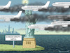 Cartoon: KLIMASCHMUTZGIPFEL (small) by marian kamensky tagged klimaschutzgipfel,new,york,merkel,akk,greta,thunberg,cdu,spd,groko