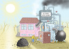 Cartoon: KLIMAWANDLER (small) by marian kamensky tagged sonnenbrand,hitzewelle,klimawandel