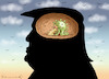 Cartoon: KOTZVIRUS (small) by marian kamensky tagged coronavirus,epidemie,gesundheit,panik,stillegung,trump,pandemie
