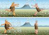 Cartoon: LIEBESÄRGER IM NEANDERTAL (small) by marian kamensky tagged trump,putin,treffen,budapest,ukraine
