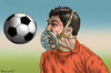 Cartoon: Luis Suarez (small) by marian kamensky tagged fifa wm brasilien katar korruption fussball sepp blatter luis suarez portugal papst franziskus
