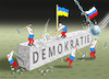 Cartoon: LUPENREINER DEMOKRAT PUTIN (small) by marian kamensky tagged putins,bescherung,ukraine,provokation,baerbock,lawrow,nato,osterweiterung