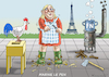 Cartoon: MARINE LE PENNER (small) by marian kamensky tagged präsidenten,wahlen,in,frankreich,terroranschlag,champs,elysees