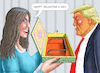 Cartoon: MELANIAS VALENTINS GESCHENK (small) by marian kamensky tagged melanias,valentins,geschenk,epstein,trump