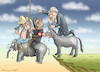 Cartoon: MOORE BANNON AND MITCH McCONNELL (small) by marian kamensky tagged moore,bannon,and,mitch,mcconnell