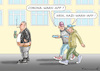 Cartoon: NAZI-WARN-APP (small) by marian kamensky tagged coronavirus,epidemie,gesundheit,panik,stillegung,george,floyd,twittertrump,pandemie