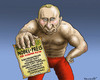 Cartoon: Nobelpreisträger Putin (small) by marian kamensky tagged nobelpreis,putin,homophobie,greenpeace,russland