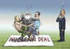 Cartoon: NUCLEAR DEAL (small) by marian kamensky tagged atomabkommen,iran,putin,obama,assad