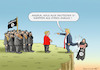 Cartoon: ORDNUNG MUSS SEIN ! (small) by marian kamensky tagged venezuela,maduro,trump,putin,revolution,oil,industry,socialism