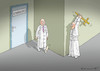 Cartoon: PAPST ERLEDIGT KINDERMÖRDER (small) by marian kamensky tagged franziskus,papst,kindermissbrauch,vatikan,auftragsmörder