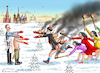Cartoon: PROTESTE IM IRAN (small) by marian kamensky tagged proteste,im,iran