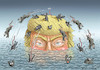 Cartoon: RATTEN VERLASSEN DAS SCHIFF (small) by marian kamensky tagged obama,trump,präsidentenwahlen,usa,baba,vanga,republikaner,inauguration,demokraten,wikileaks,faschismus,manafort,cohen