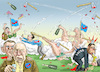 Cartoon: Rechtsaussen-Party der AfD (small) by marian kamensky tagged afd,höcke,petry,beatrix,von,storch
