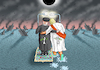 Cartoon: RELIGIDIOTEN GEHEN GEMEINSAM (small) by marian kamensky tagged strasse,von,hormus,wieder,gesperrt,no,pershings,for,merz