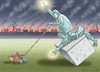 Cartoon: RUNTER MIT DEM BANANE-TRUMP (small) by marian kamensky tagged coronavirus,epidemie,gesundheit,panik,stillegung,george,floyd,twittertrump,pandemie