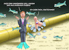 Cartoon: SACHSENWAHNSINN (small) by marian kamensky tagged gas,pipeline,sabotage,putin,nords,stream