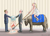 Cartoon: SCHOLZ TRIFFT MACRON (small) by marian kamensky tagged scholz,trifft,macron