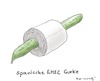 Cartoon: Spanische EHEC Dünnschissgurke (small) by marian kamensky tagged humor