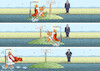 Cartoon: STABILES GENIE DR. JESUS (small) by marian kamensky tagged stabiles,genie,dr,jesus,taiwan,china,trump,kuba