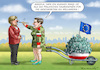 Cartoon: SZYDLO BEDANKT SICH BEI MERKEL (small) by marian kamensky tagged merkel,besucht,piss,szydlo,in,polen