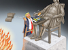 Cartoon: THE ART OF THE DEAL FOR HARVARD (small) by marian kamensky tagged the,art,of,deal,for,harvard,trump,faschismus