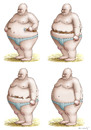 Cartoon: Thick man (small) by marian kamensky tagged dicker,mann,sparen,gürtel,enger,schnallen,griechenland,vinizelos