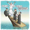Cartoon: Titanic Papst (small) by marian kamensky tagged titanic,cover,papst,pipi,leck,aa,hamburger,landgericht