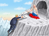 Cartoon: TO ASK OR NOT TO ASK-THAT IS TH (small) by marian kamensky tagged putin,ukraine,kapitulation,trump