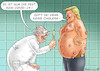 Cartoon: TRUMP IST GESUND ! (small) by marian kamensky tagged coronavirus,epidemie,gesundheit,panik,stillegung,pandemie