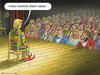 Cartoon: TRUMP MAKES AMERICA GREAT AGAIN (small) by marian kamensky tagged obama,trump,präsidentenwahlen,usa,baba,vanga,republikaner,demokraten,faschismus
