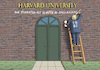 Cartoon: TRUMPS HARVARD-REGELUNG (small) by marian kamensky tagged musk,trump,zuckerberg,bezos,felon,and,elon,in,panama,zölle,diktator,selenskyj,putin,ukraine,usa,china,harvard,iniversity,handelskrieg