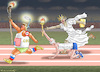 Cartoon: US-PRESIDENTS OLYMPICS (small) by marian kamensky tagged biden,rücktritt,harris,trump,wahlen,usa
