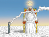 Cartoon: Verdächtiger Vatikanrauch (small) by marian kamensky tagged papstrücktritt,benedikt,vatikan,katholische,kirche,konklave,papstwahl,weisser,rauch