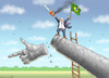 Cartoon: VIVA BRASILIEN! (small) by marian kamensky tagged brasiliens,zerreißprobe,lula,bolsonaro