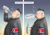 Cartoon: WASSERSTOFFBOMBE (small) by marian kamensky tagged obama,trump,präsidentenwahlen,usa,baba,vanga,republikaner,inauguration,demokraten,kim,jong,un,wasserstoffbombe,wikileaks,faschismus