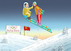 Cartoon: WINTER-OLYMPIADE IN CHINA (small) by marian kamensky tagged winter,olympiade,in,china