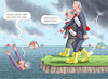 Cartoon: WUTHASELOFF (small) by marian kamensky tagged überschwemmungen,scholz,merz,verfassungsgericht,haseloff