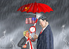 Cartoon: ZÖLLNER TRUMP (small) by marian kamensky tagged trump,lädt,xi,zur,inauguration