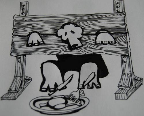 Cartoon: Bored Bear (medium) by oblyman tagged obly