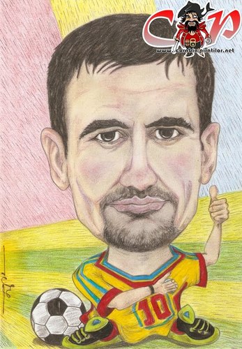 Cartoon: Gheorghe Hagi (medium) by corabiapiratilorgmailcom tagged piratilor,corabia,portrete,desene,caricaturi