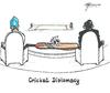 Cartoon: Cricket Diplomacy (small) by Thommy tagged cricket,india,pakistan