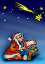 Cartoon: Santa6 (small) by Krzyskow tagged versprochen,weihnachtsmann,clause,santa,weihnachten,christmas,xmas