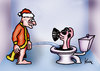 Cartoon: santa7 (small) by Krzyskow tagged xmas christmas weihnachten santa clause weihnachtsmann versprochen