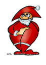 Cartoon: Santa9 (small) by Krzyskow tagged xmas christmas weihnachten santa clause weihnachtsmann versprochen